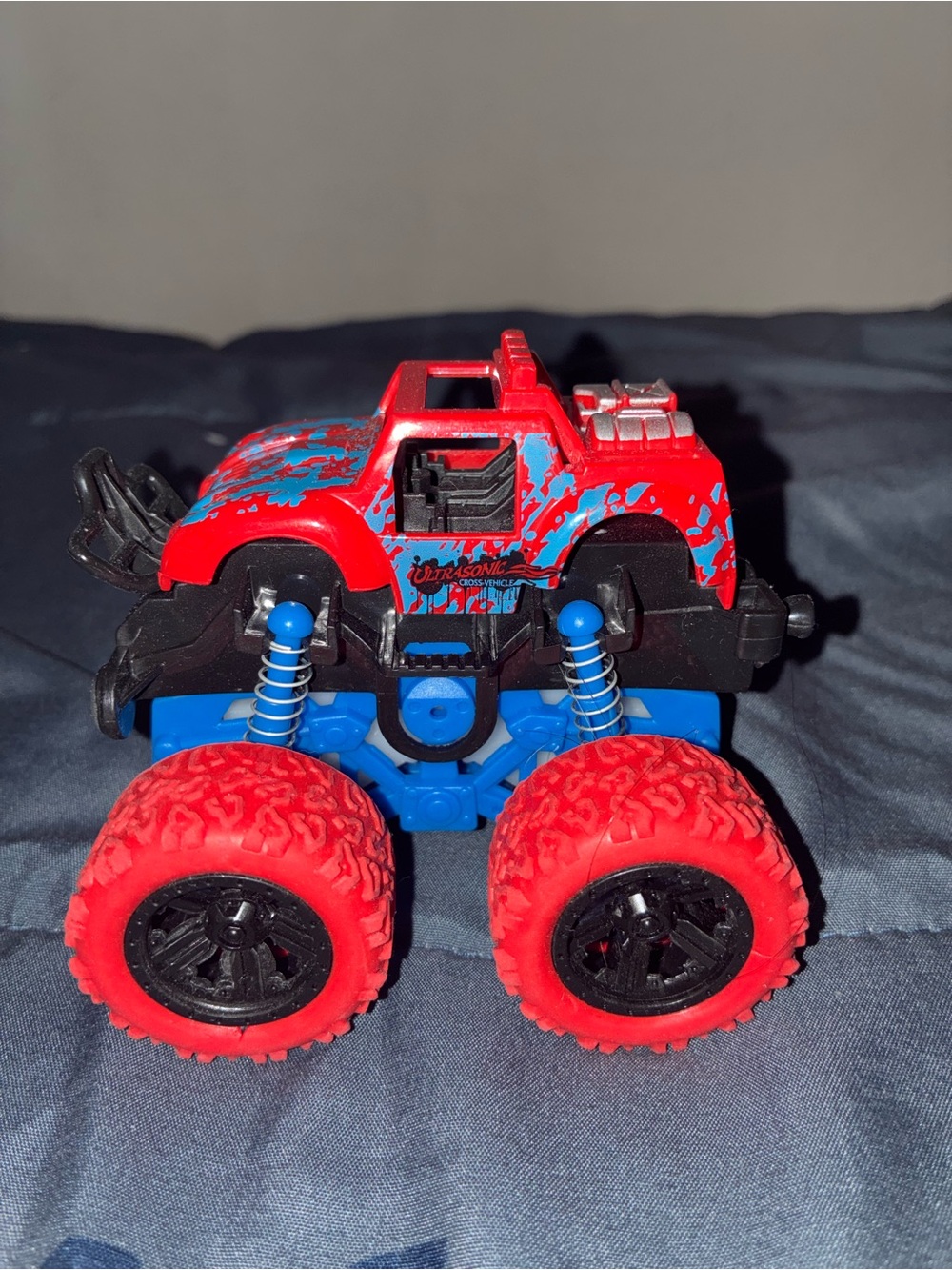 Red & Blue Monster Truck Toy - Kids Toy
